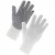 Supertouch Seamless Mixed Fibre PVC Dot Palm Gloves 2657