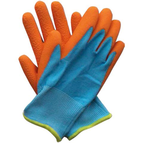 Briers Kids Junior Digger Orange and Blue Gardening Gloves B6987