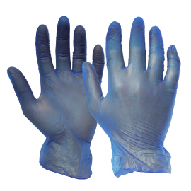 Blue Disposable Gloves