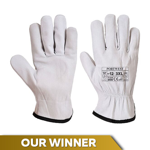 Portwest A260 Oves Driver Leather Gloves 