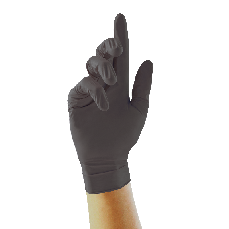 UniGloves Select Black Nitrile Tattoo Artists' Gloves