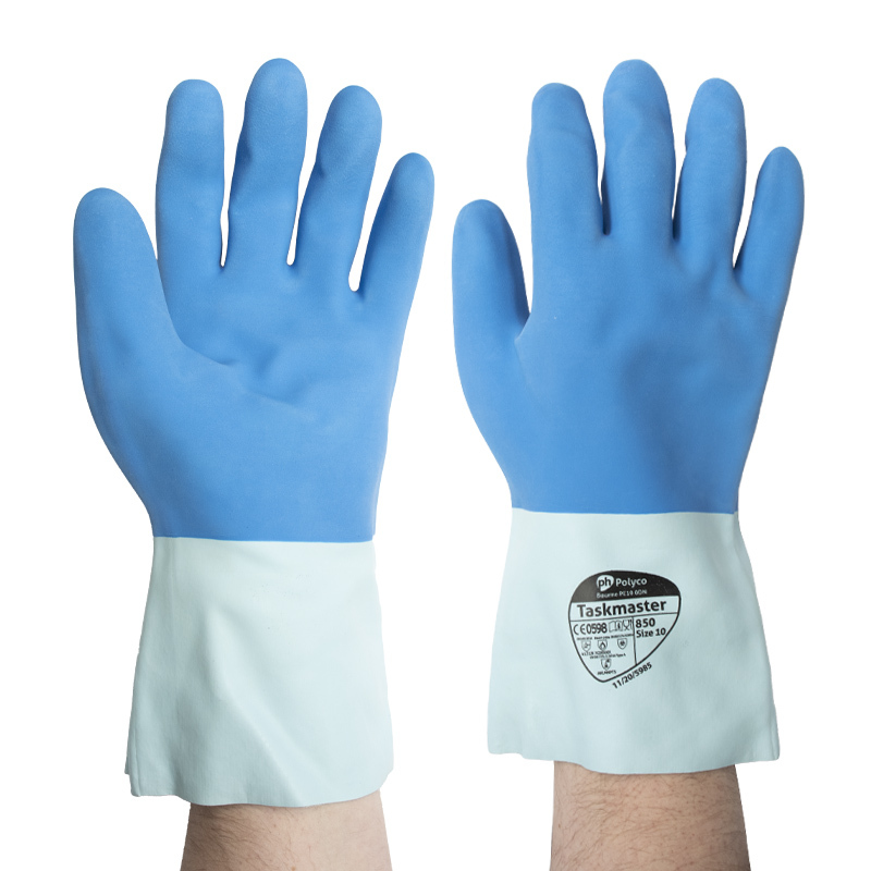 Polyco Taskmaster Durable Chemical Resistant Gauntlet Gloves