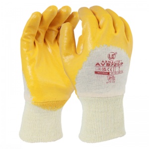 UCi Armalite AV725P Yellow Nitrile Coated Manual Handling Gloves