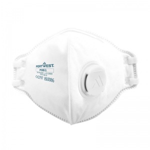 Portwest P351 FFP3 Valved Dolomite Disposable Face Mask Respirator (Pack of 20)