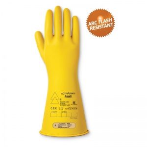 Ansell ActivArmr Class 00 Electrical Insulating Gloves (Yellow)