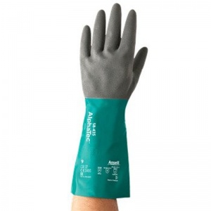 Ansell AlphaTec 58-435 Gauntlet Cuff Chemical-Resistant Gloves