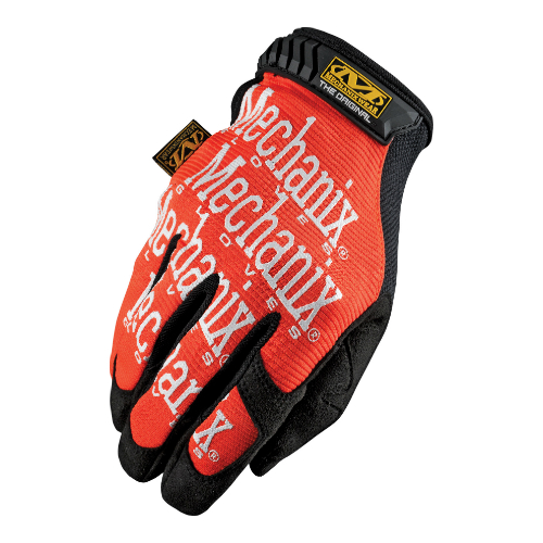 Mechanix Wear Original Orange Gloves SafetyGloves.co.uk