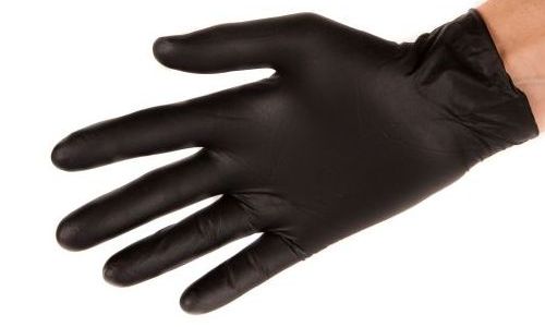 The Rolled Cuff Prevents Oil from Going Up the Glove