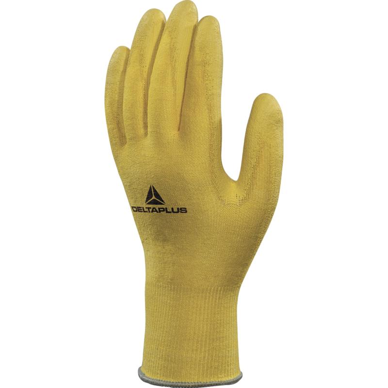 Delta Plus VENICUT32JA Yellow Cut Resistant Gloves SafetyGloves.co.uk