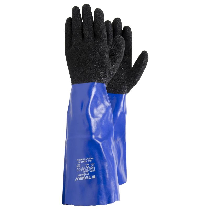 Ejendals Tegera 12945 Long Chemical Resistant Gloves SafetyGloves.co.uk