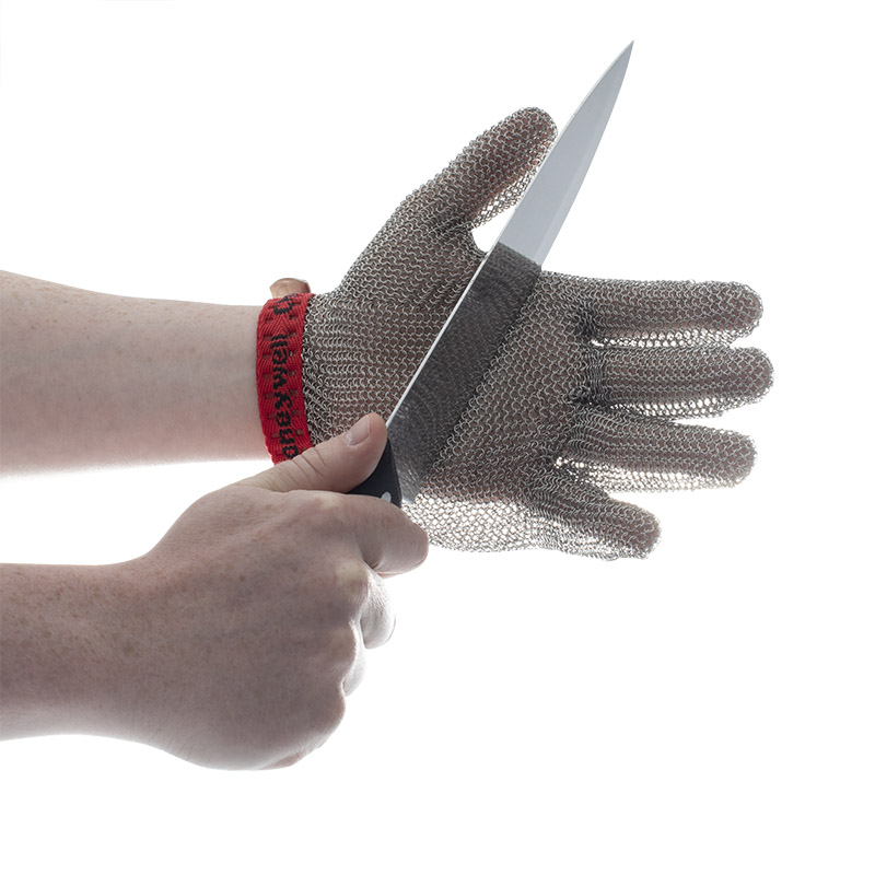 Honeywell Chainex 2000 Butchers Glove with Nylon Strap SafetyGloves.co.uk
