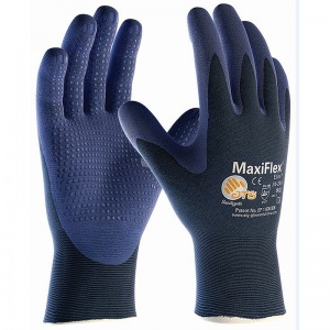 MaxiFlex Elite Handling Gloves with Dotted Coated Palm 34-244 (Pack of 12 Pairs)