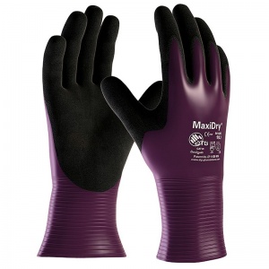 MaxiDry Oil-Resistant Gauntlet Gloves 56-426 (Pack of 12 Pairs)