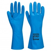 Portwest A814 Blue Chemical-Resistant Food Handling Gloves