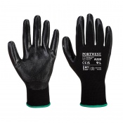 Portwest A320 Dexti-Grip Nitrile Foam Black Gloves (Pack of 12 Pairs)