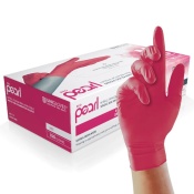Unigloves GP006 Red Pearl Nitrile Examination Gloves (Box of 100)