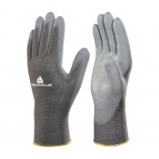 Delta Plus VE702GR Polyamide Knitted PU Coated Grip Gloves