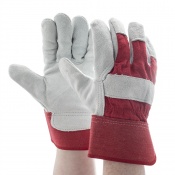 UCi UDPR-2 Double Palm Oil-Repellent Leather Rigger Gloves