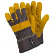 Lined Leather Work Gloves