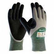 MaxiCut Oil Resistant Level 3 Cut Resistant 3/4 Coated Grip Gloves 34-305 (Pack of 12 Pairs)