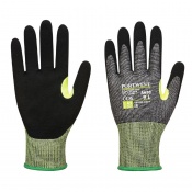 Portwest A650 CS Cut-Resistant Nitrile Gloves (Grey/Black)
