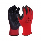 UCi PXP-12-RED Fingerless PU-Coated Handling Gloves