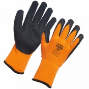 Supertouch Topaz Cool Orange-and-Black Thermal Work Gloves SPG-1081-5 (Case of 60 Pairs)
