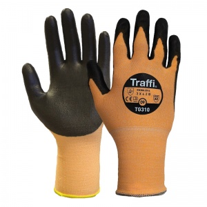 TraffiGlove TG310 Achieve PU Coated Cut Level B Grip Gloves