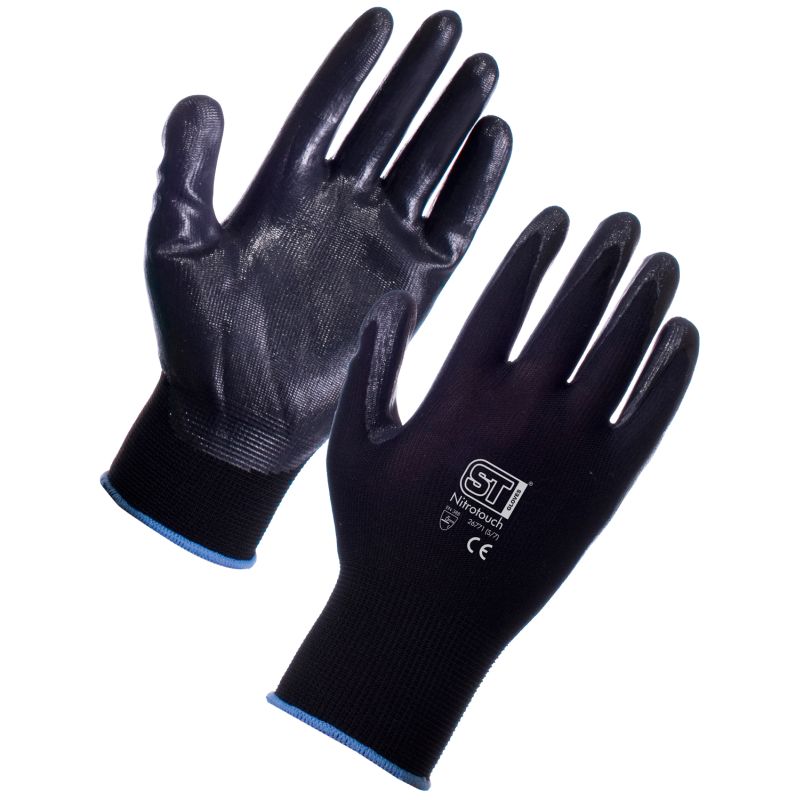 Top Pick Palm Dipped Gloves - Supertouch Nitrotouch