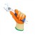 Portwest A100 Latex Orange Grip Gloves