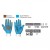 HexArmor 4025 Chrome Series 360° Cut Level F Impact Gloves
