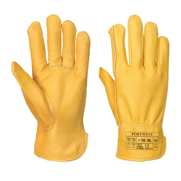 Portwest Leather Thermal Lined Driver Gloves A271