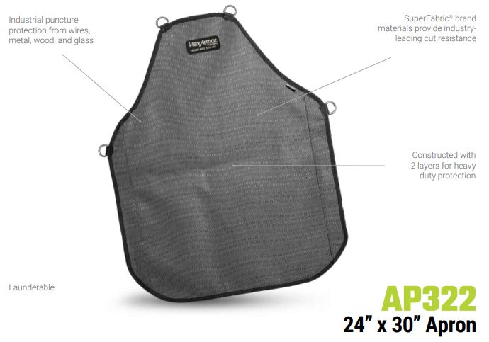 HexArmor Aprons provide unrivalled mechanical workplace hazard protection Full specification sheet