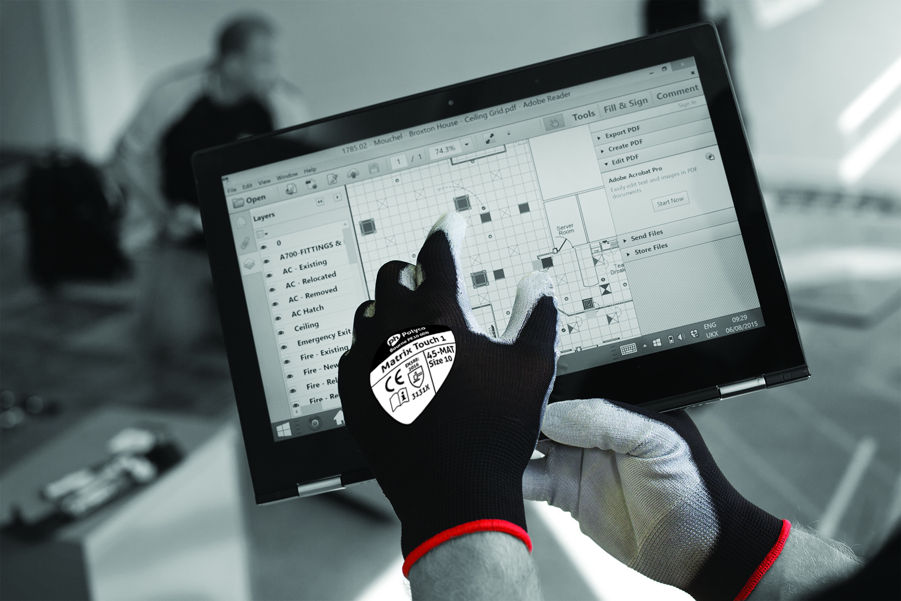 Polyco Touchscreen Safety Gloves