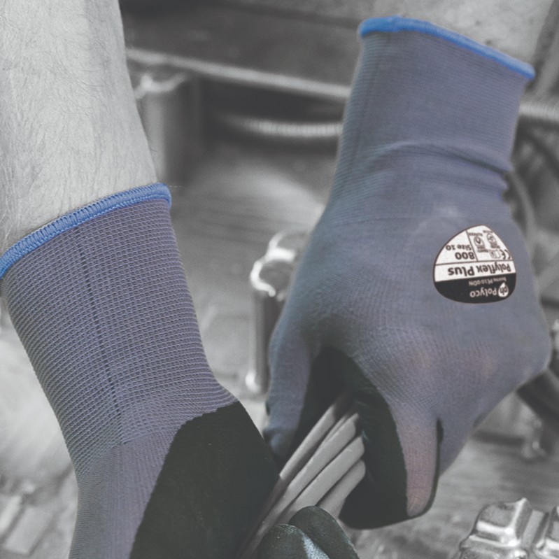 Polyflex Contact Heat Gloves allow the user to handle heated material with ease Polyflex Handling Gloves