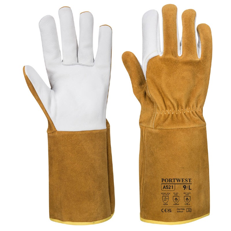 Portwest A521 TIG Leather Welding Gauntlets