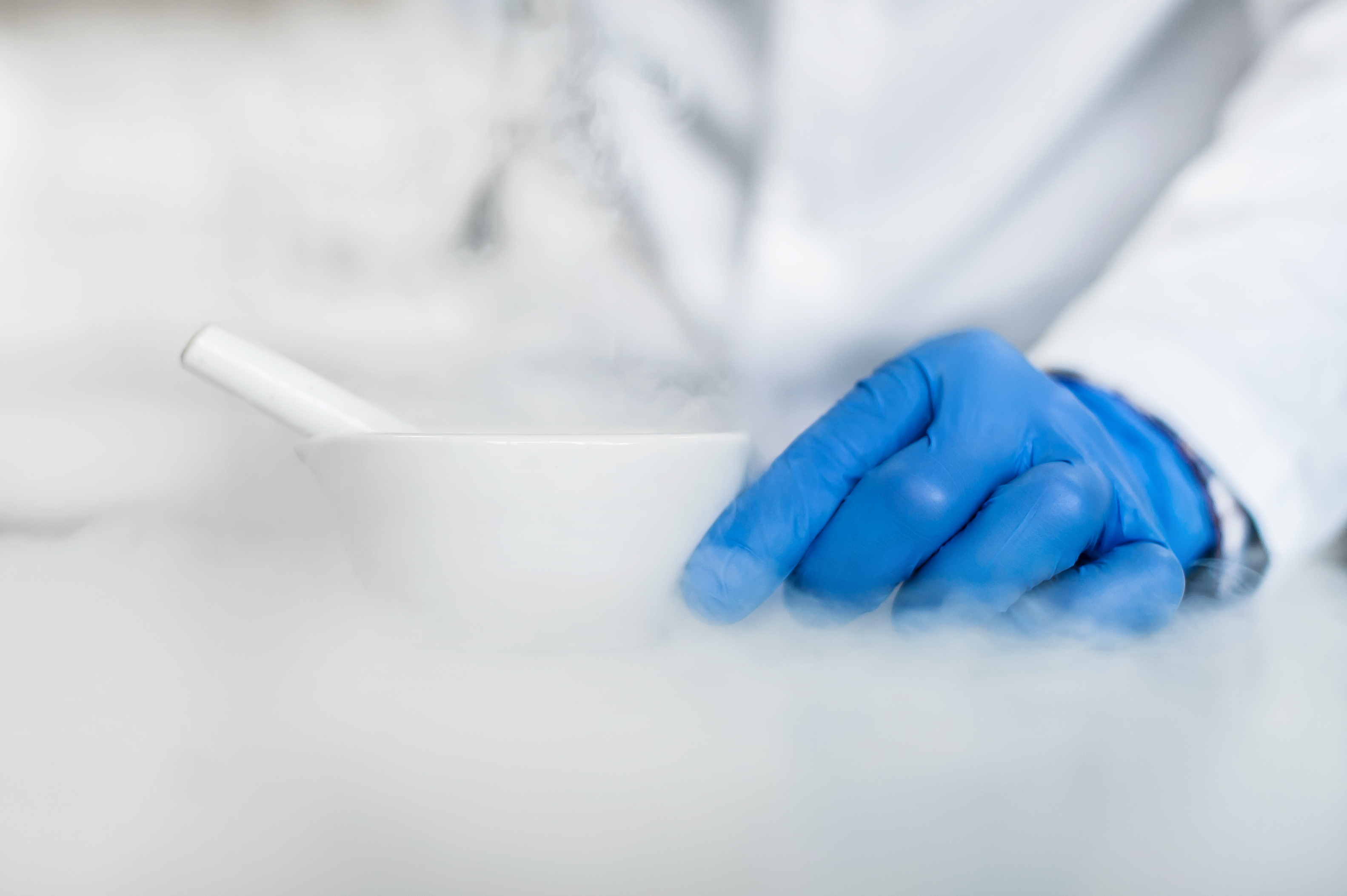 Liquid nitrogen is most commonly used in cryogenics