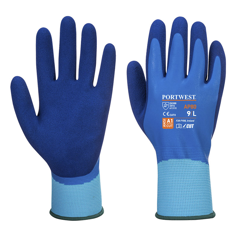 Portwest AP80 Liquid Pro Latex Foam Waterproof Gloves