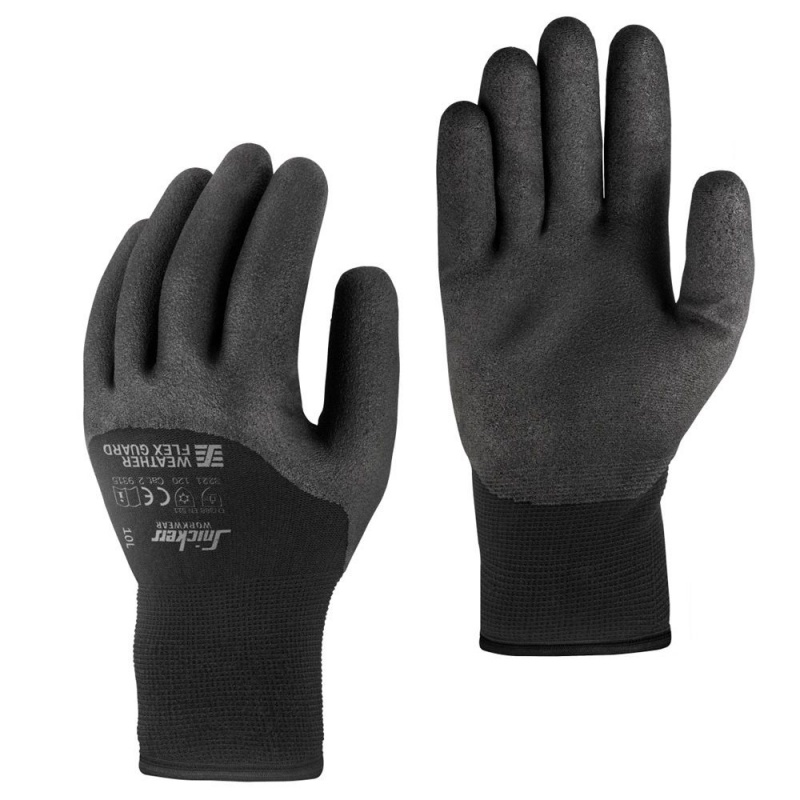 Snickers Thermal Wet Flex Guard Grip Gloves 9325