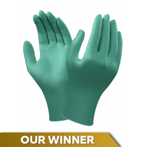 Ansell TouchNTuff 92-600 Powder-Free Nitrile Gloves