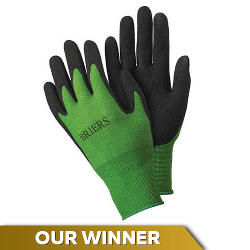 Briers Green and Black Bamboo Gardening Gloves	