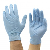 Blue Powdered Gloves