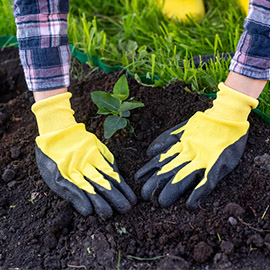 Latex Gardening Gloves