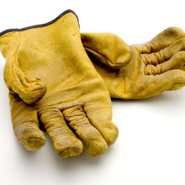 Men's Leather Work Gloves