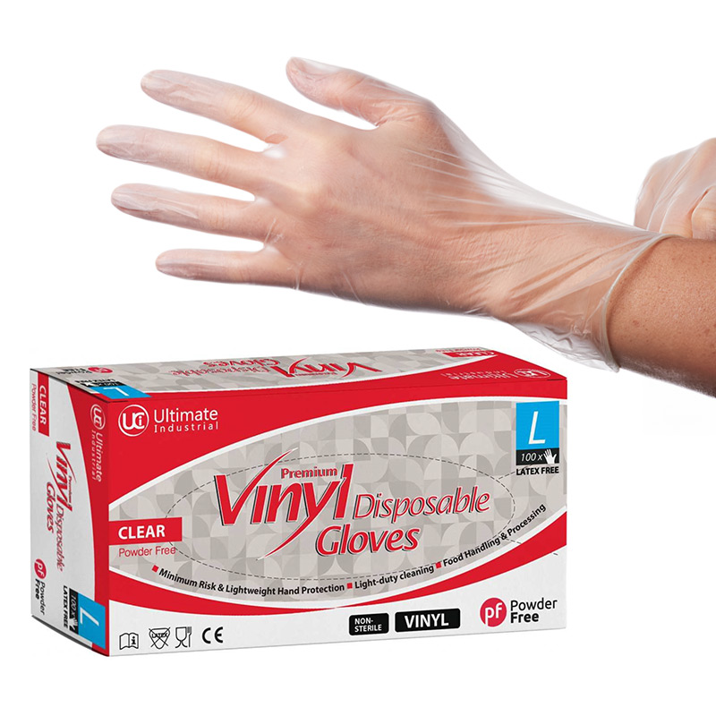 Disposable Powder-Free Vinyl Gloves