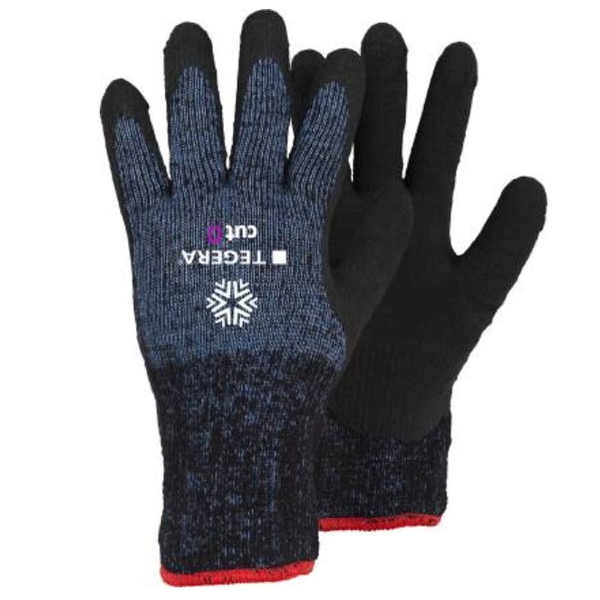 Ejendals 8831R Gloves use a sandy latex coating to assist with grip strength and stability Twin pair of gloves