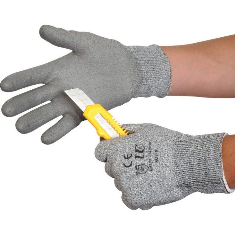 Kutlass Cut-Resistant Grey Gloves PU300