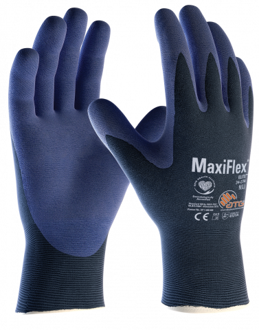 MaxiFlex Elite Palm-Coated Handling Gloves with Knitwrist 34-274