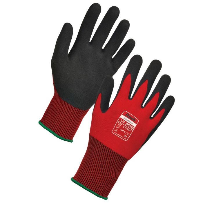 Pawa PG122 High Dexterity Latex Coated Grip Gloves 