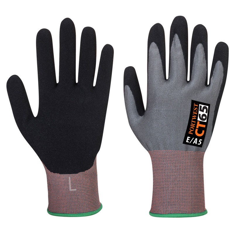 Portwest CT65 VHR Nitrile Foam Cut Level E Gloves